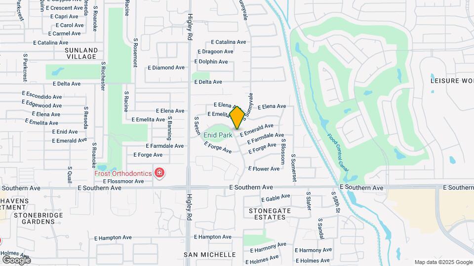 5406 E Emerald Ave Mapa y Detalles de la Ubicación