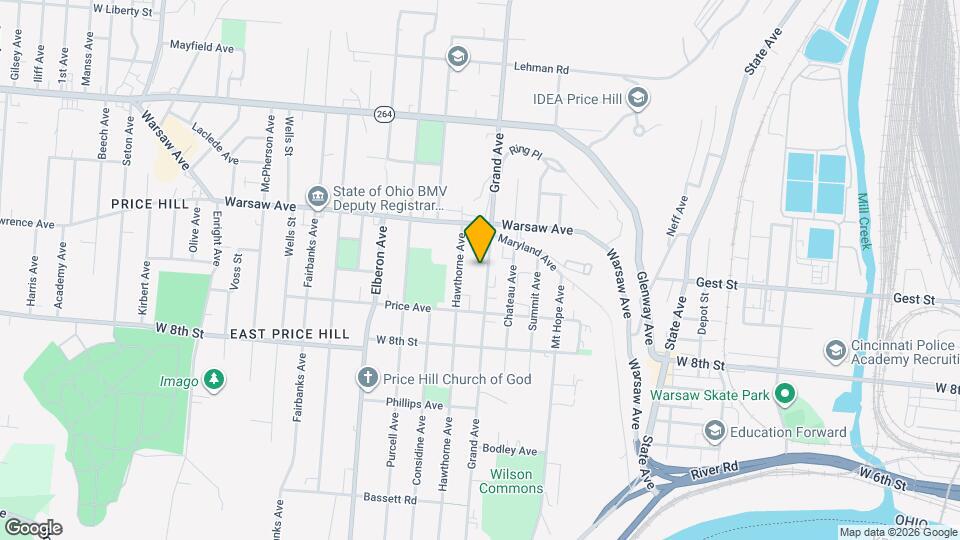 937 Grand Ave Map and Location Details