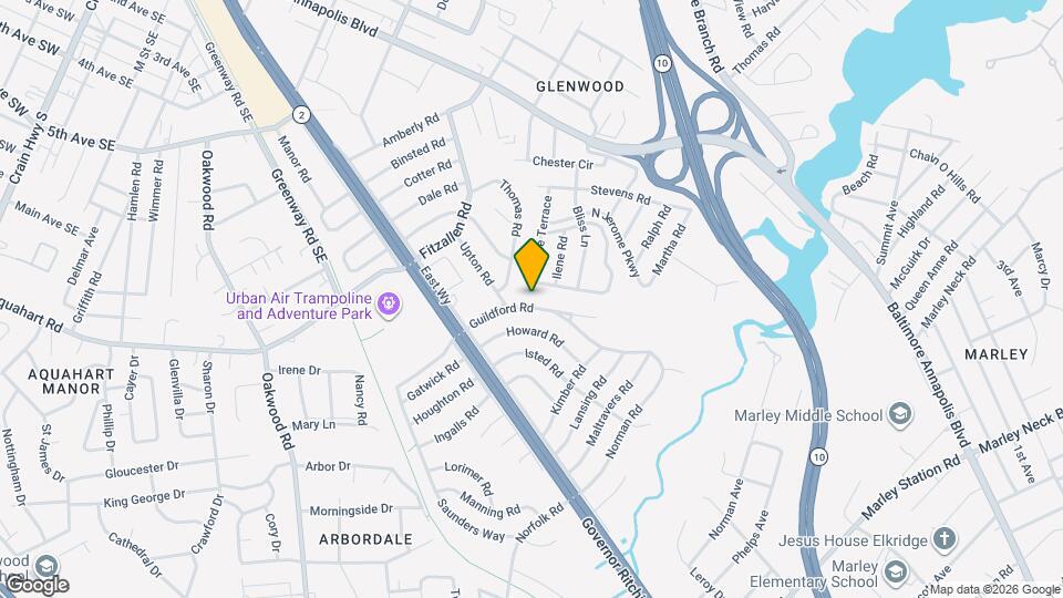 1224 Guildford Rd Map and Location Details