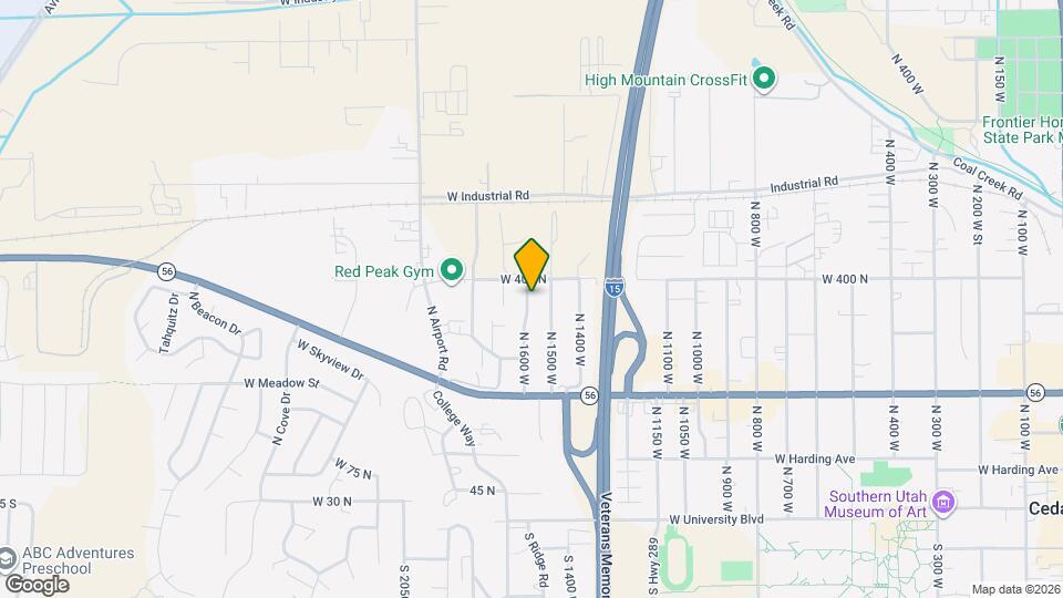 367 N 1600 W Map and Location Details