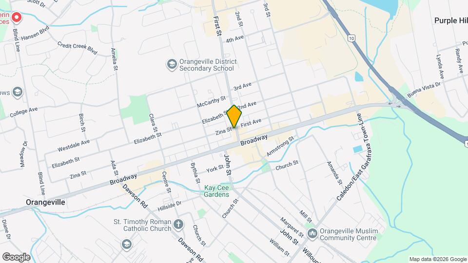 10 Zina St Map and Location Details