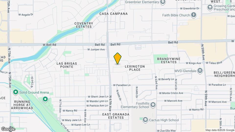 6616 W Aire Libre Ave Map and Location Details