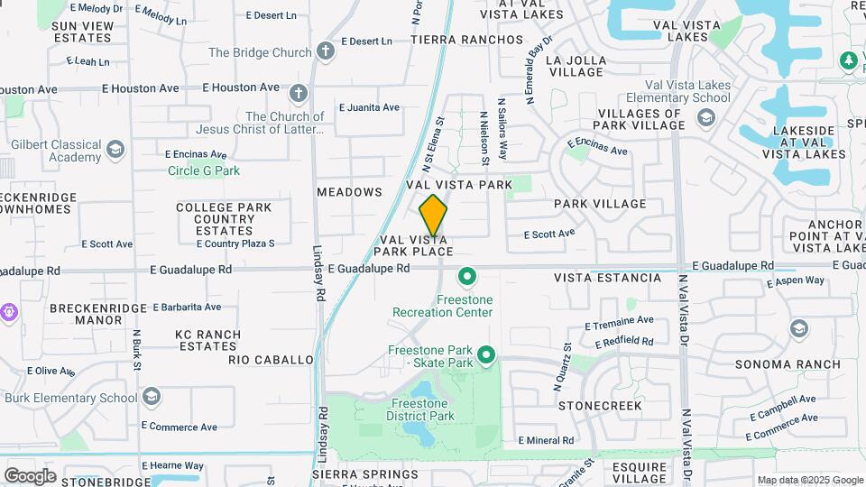 861 N Concord St Map and Location Details