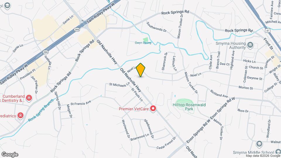 809 Clearspring Ct Map and Location Details