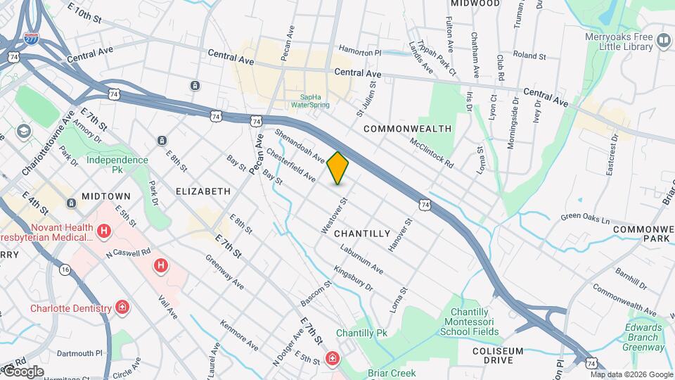 2229 Chesterfield Ave Map and Location Details