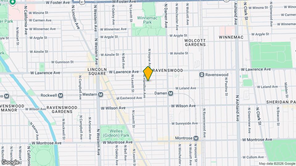 2127 W Giddings St, Unit 1 Mapa y Detalles de la Ubicación