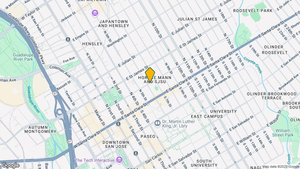 96-98 E Saint John St Mapa y Detalles de la Ubicación