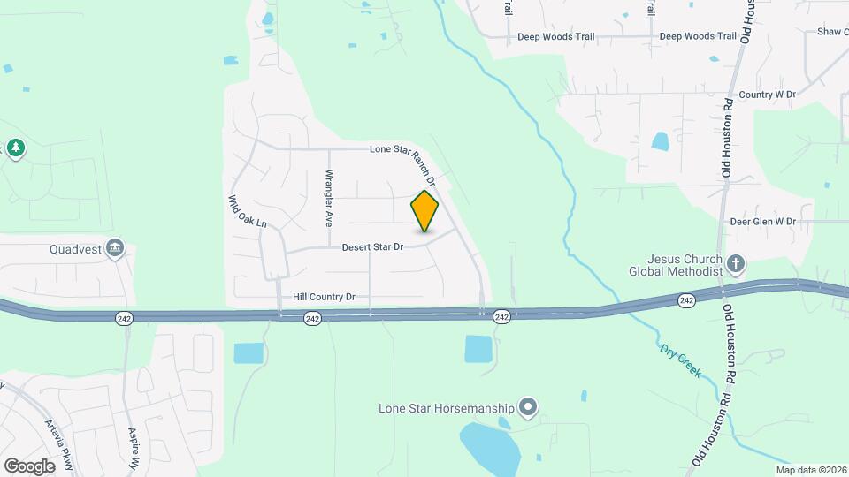 16589 Desert Star Dr Map and Location Details