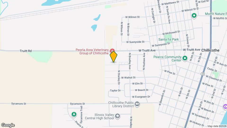 1313 W Chestnut St, Unit A Mapa y Detalles de la Ubicación