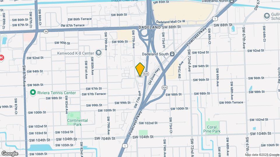 9641 SW 77th Ave, Unit D305 Map and Location Details