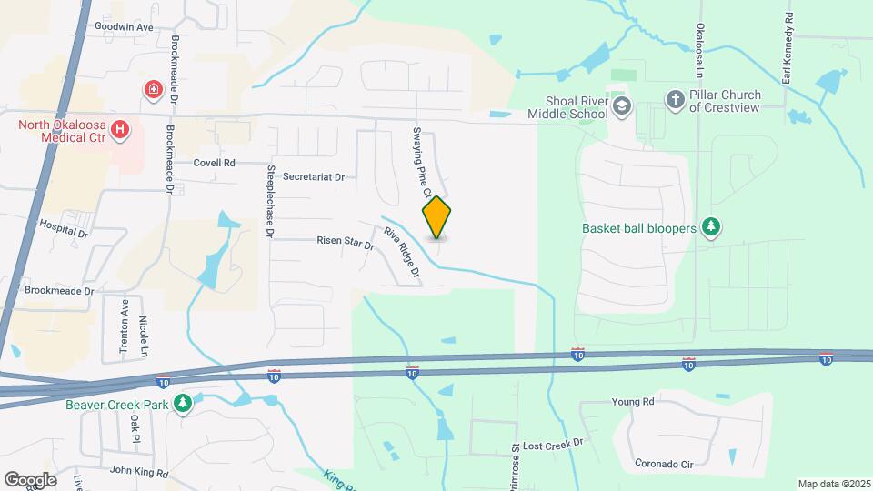 280 Swaying Pine Ct Mapa y Detalles de la Ubicación