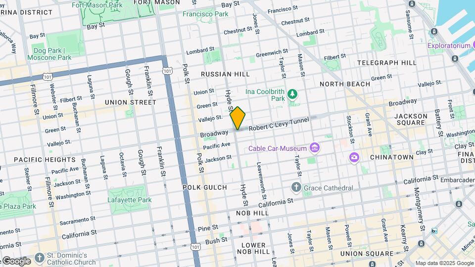1642 Hyde St Mapa y Detalles de la Ubicación
