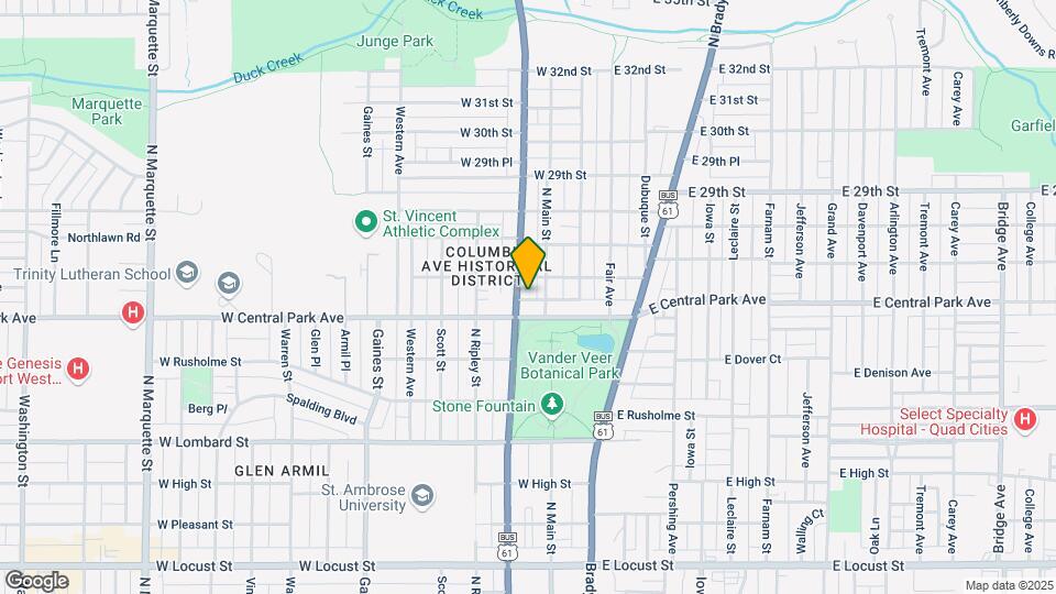 2621 N Harrison St Mapa y Detalles de la Ubicación