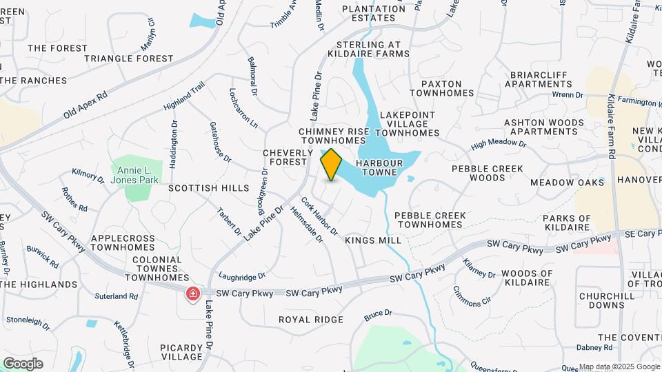 110 Topsail Ct Map and Location Details
