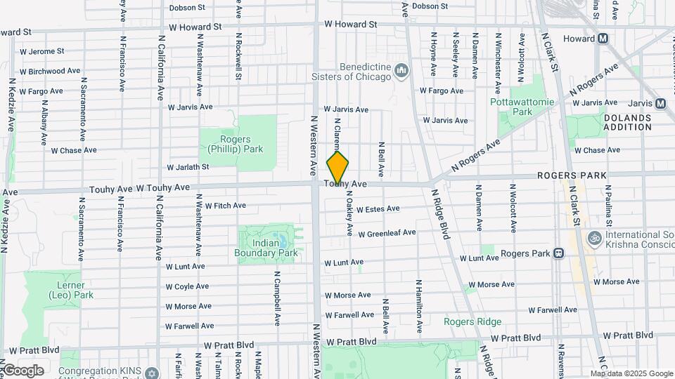 2335 W Touhy Ave Map and Location Details