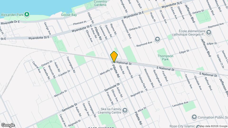1356 Pillette Rd Map and Location Details