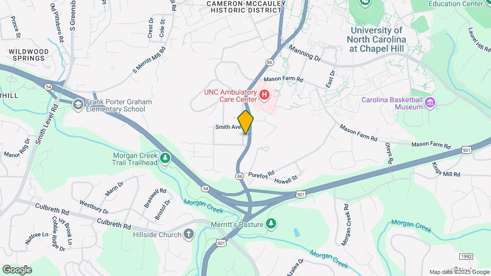 821 Old Pittsboro Rd Map and Location Details