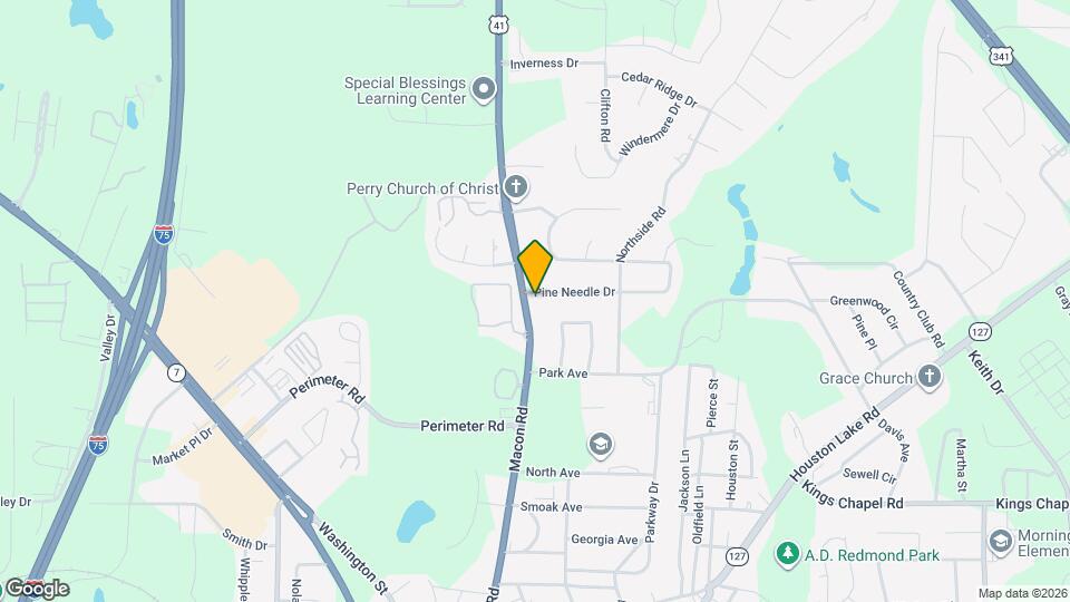 1612 Macon Rd Map and Location Details