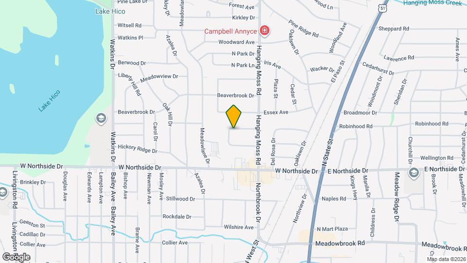 408 Northside Cir Map and Location Details