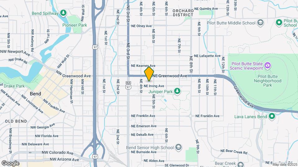 452 NE Irving Ave Map and Location Details