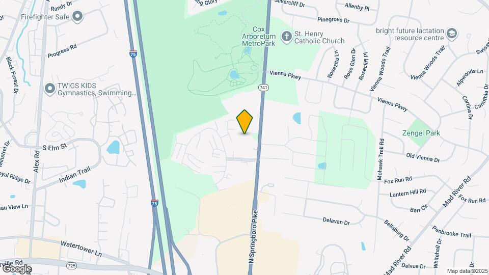 7125 N Springboro Pike Map and Location Details