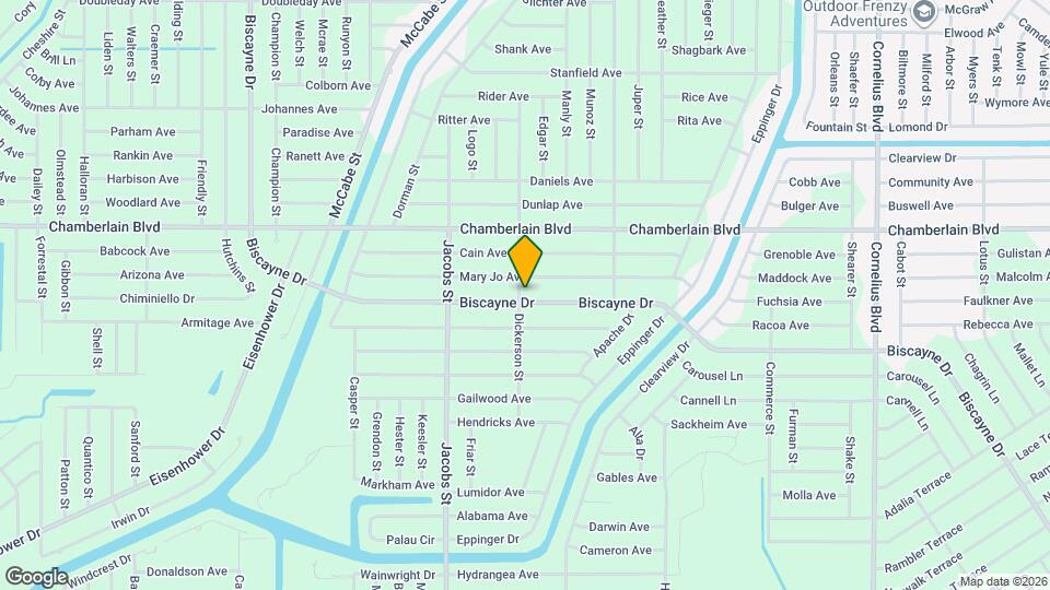 908 Biscayne Dr Map and Location Details