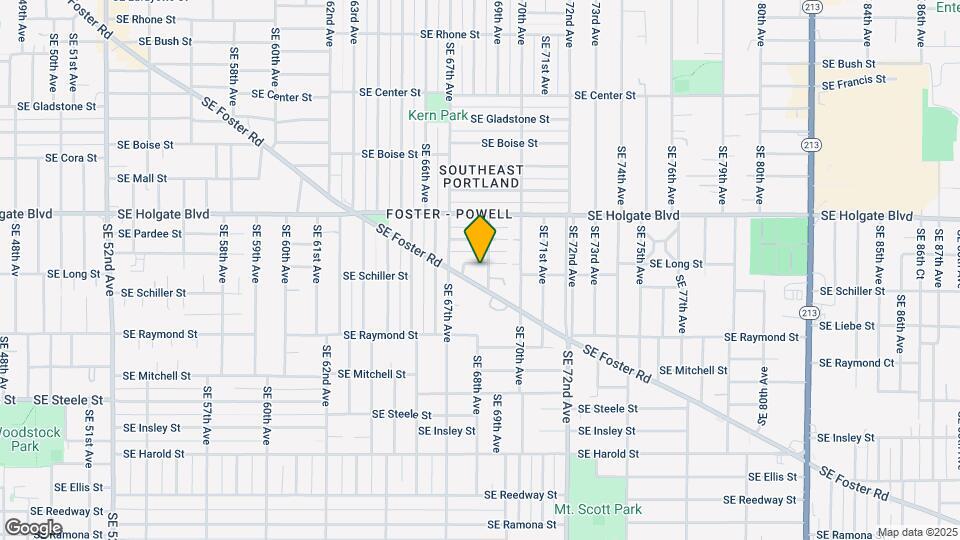 6824 SE Long St Mapa y Detalles de la Ubicación