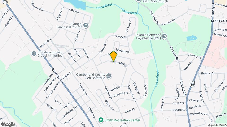 1849 Broadell Dr Map and Location Details