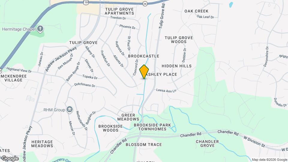 709 Frankfort Map and Location Details