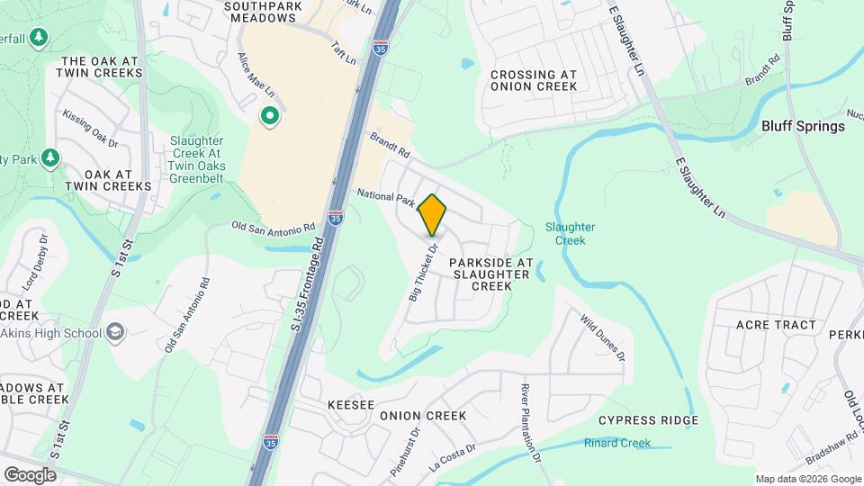 10120 Big Thicket Dr Map and Location Details