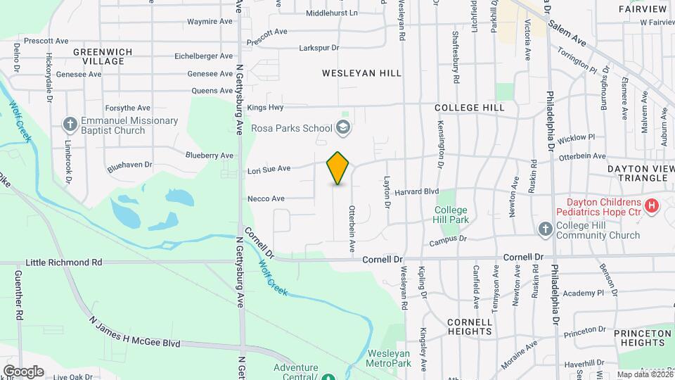 1732 Harold Dr Map and Location Details