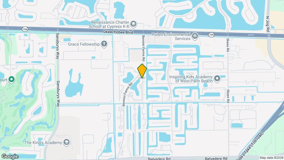 1543 Lake Crystal Dr, Unit G Mapa y Detalles de la Ubicación