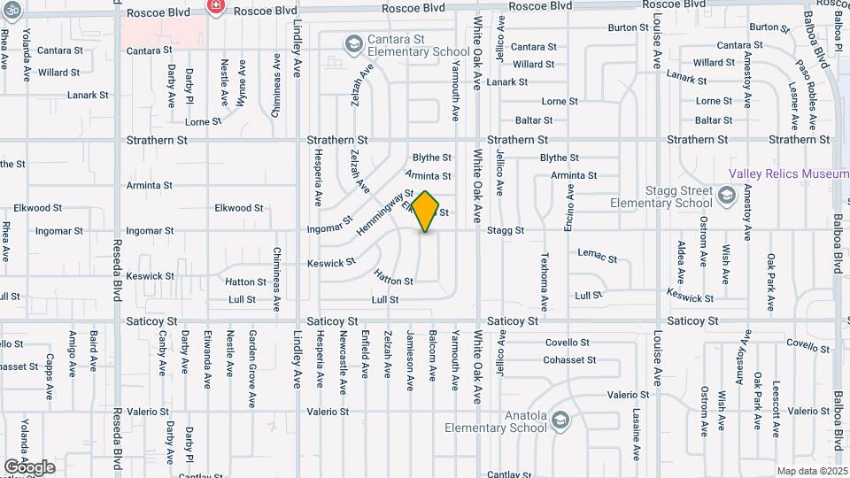 7758 Jamieson Ave Mapa y Detalles de la Ubicación