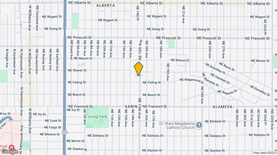 3935 NE 15th Ave Map and Location Details