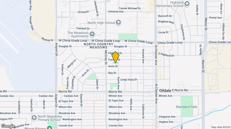 410 Arvin St Mapa y Detalles de la Ubicación