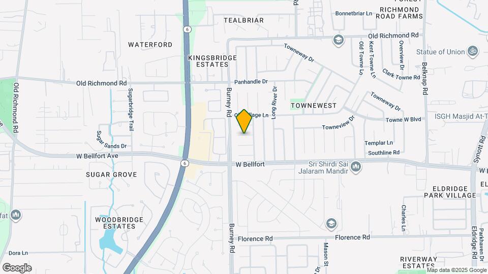 14315 Branchwater Ln Mapa y Detalles de la Ubicación