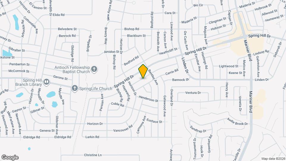 10142 Bannister St Mapa y Detalles de la Ubicación