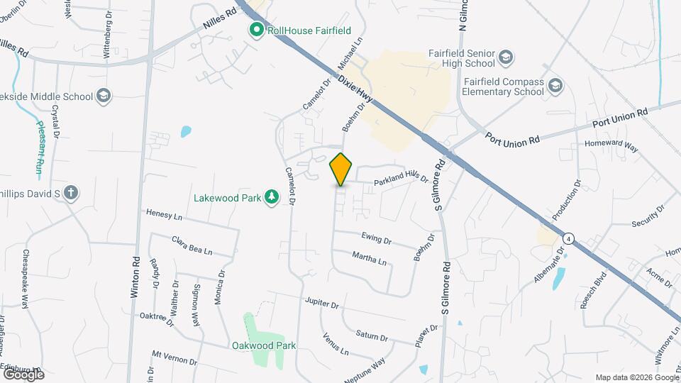 5311 Boehm Dr Map and Location Details