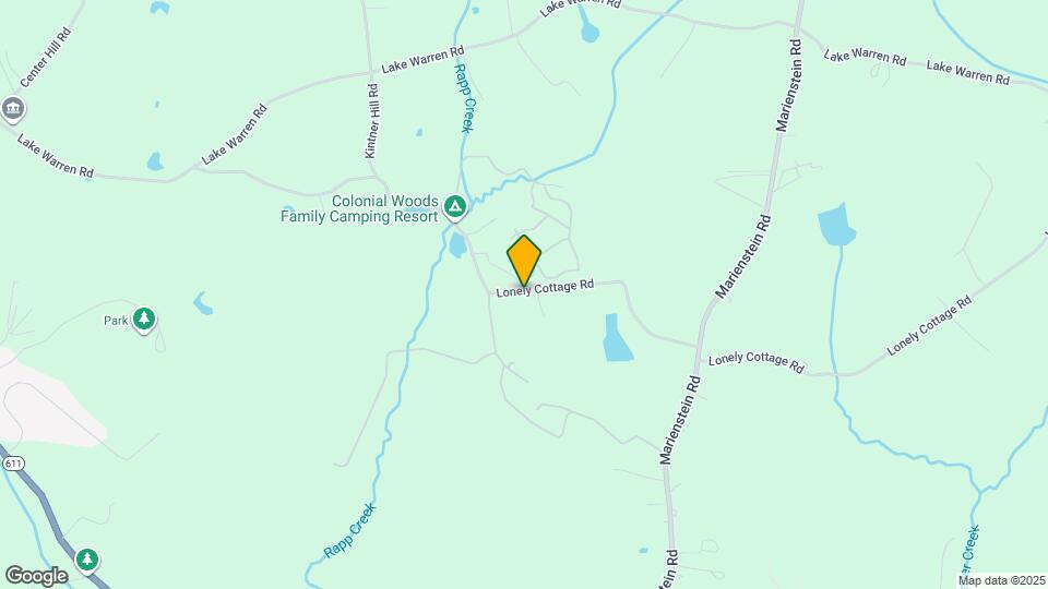 598 Lonely Cottage Rd Map and Location Details