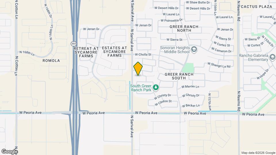 16261 W Hope Dr Map and Location Details