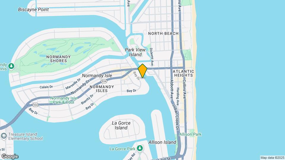 6881 Bay Dr, Unit Cozy 2 bedroom Normandy Map and Location Details