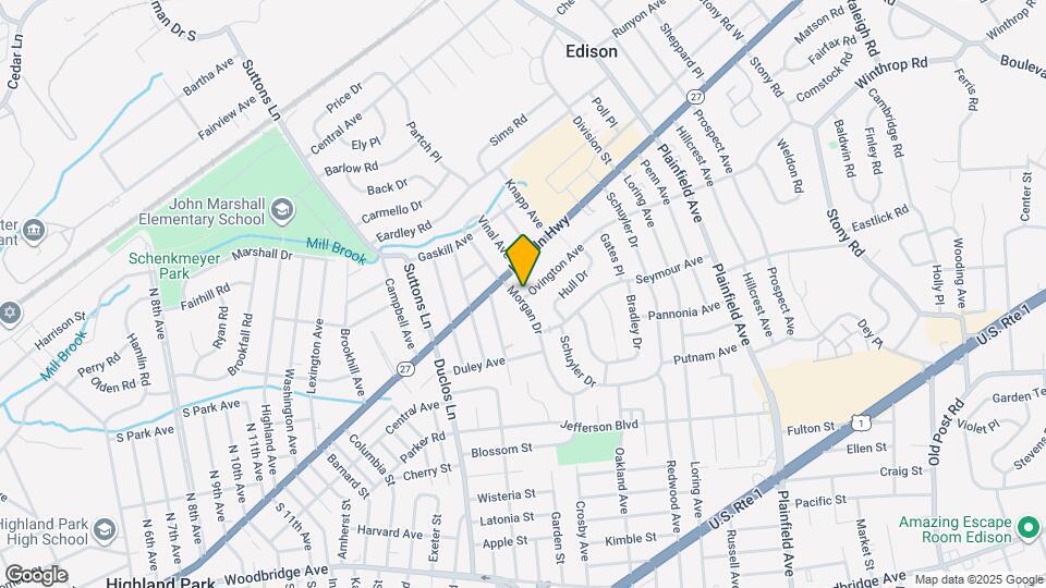 1 Ovington Ave Map and Location Details