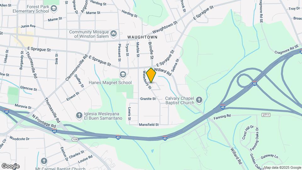 2409 Waterbury St Map and Location Details
