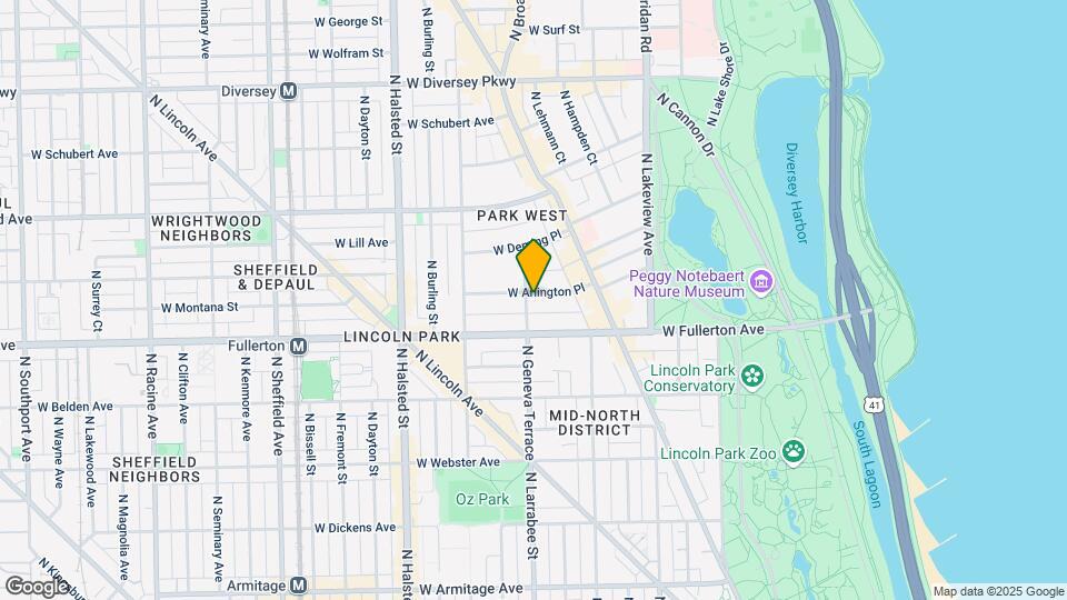 565 W Arlington Pl, Unit 3 Map and Location Details