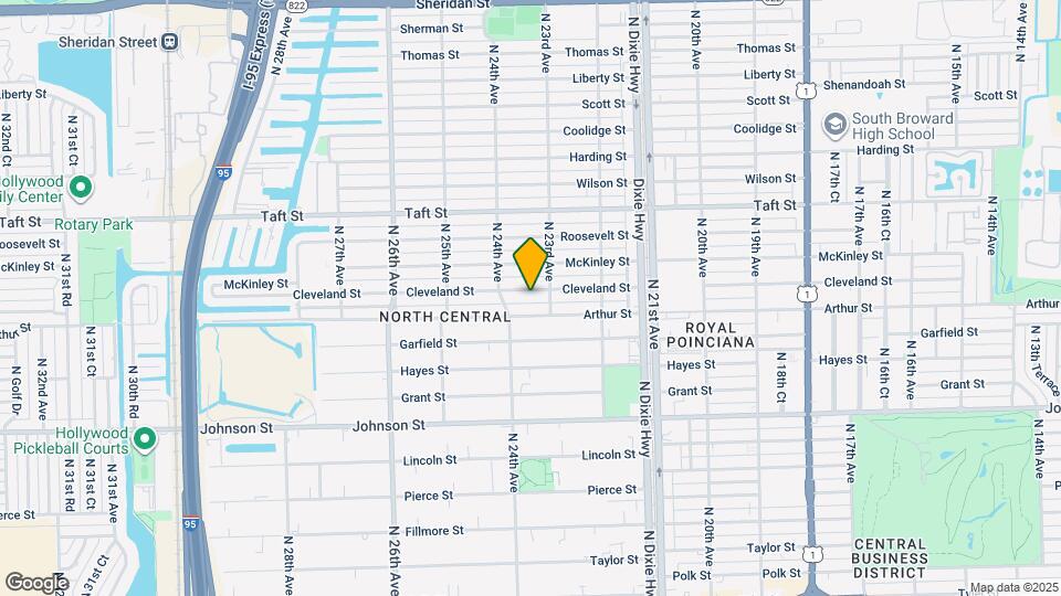 2318 Cleveland St Map and Location Details