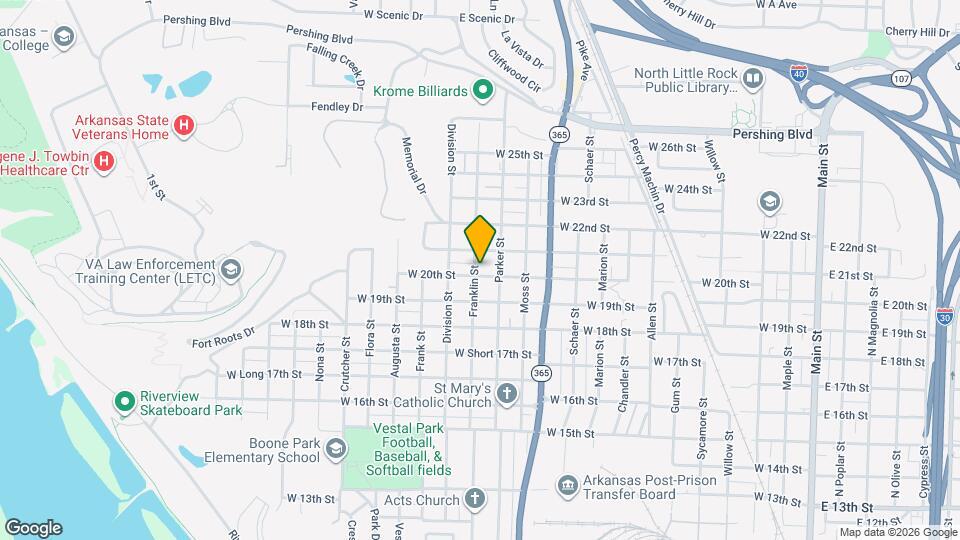 2004 Franklin St Map and Location Details