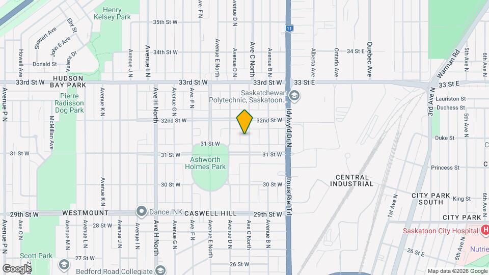 1017 C Av N Map and Location Details