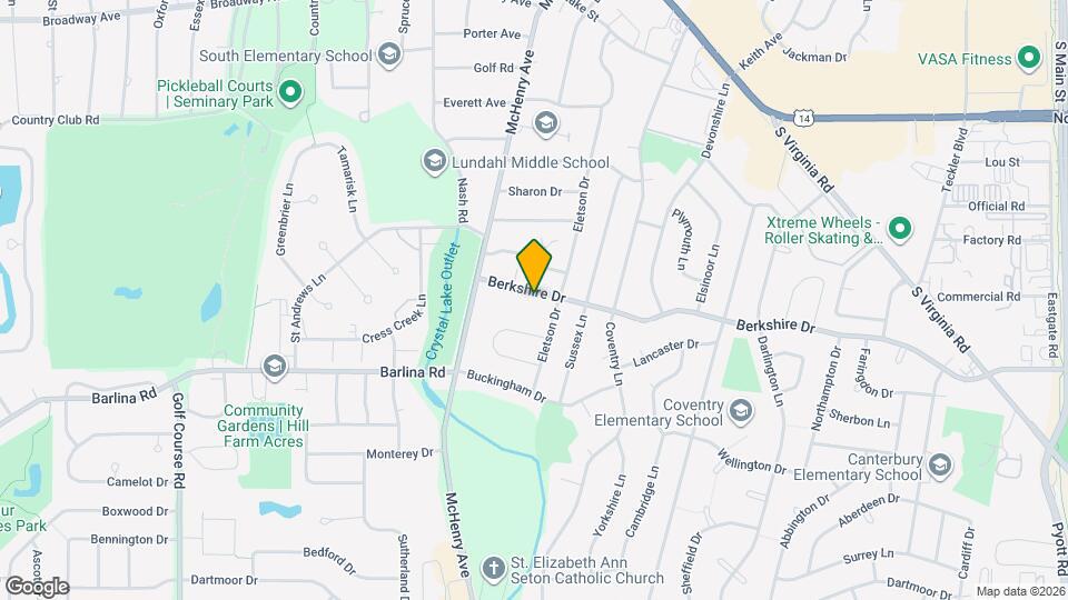 419 Berkshire Dr Map and Location Details