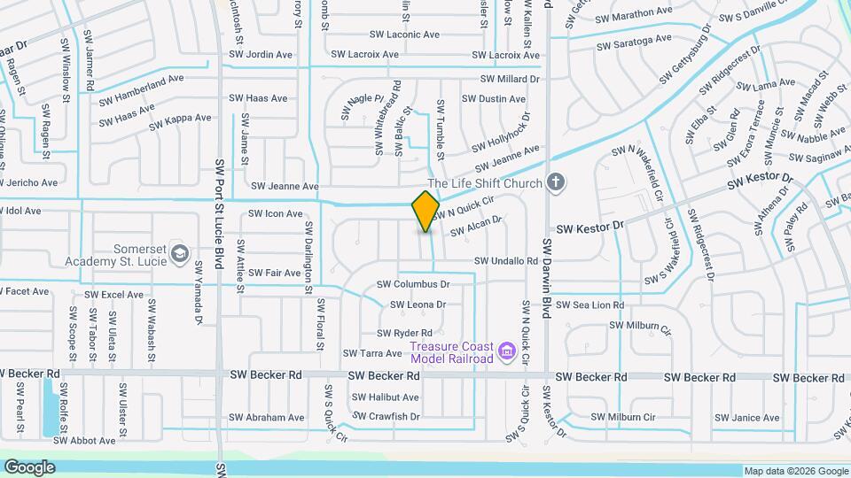 4417 SW Baturro St Map and Location Details