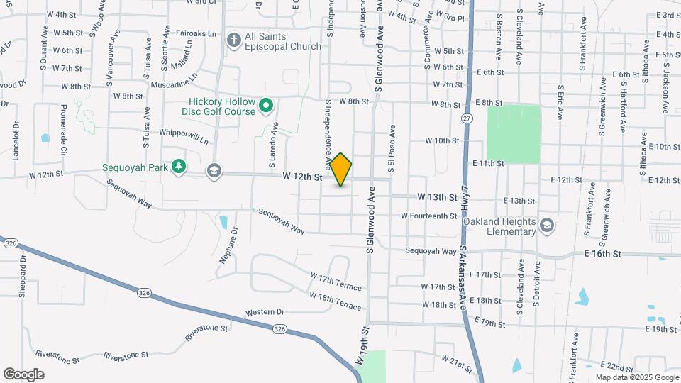 808 W 13th St Map and Location Details